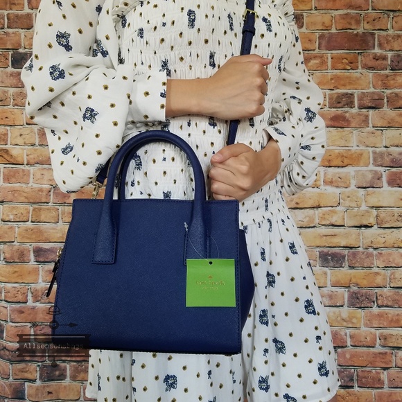 Cameron street MINI candace ocean blue satchel - Picture 7 of 7